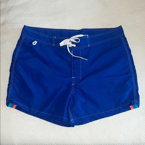 Sundek Iconic Taffeta Fixed Waist Swim Shorts Trunks. Size 32. - Picture 4 of 9